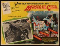 7y146 HOUSE OF WAX Mexican LC R60s different monster scene + great 3-D artwork!