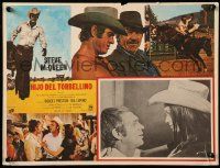 7y154 JUNIOR BONNER Mexican LC '72 best c/u of rodeo cowboy Steve McQueen & sexy Barbara Leigh!