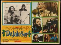 7y162 LET IT BE Mexican LC '70 Beatles, Paul McCartney singing & playing guitar by Ringo Starr!