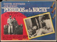 7y178 MIDNIGHT COWBOY Mexican LC '69 close up of naked male prostitute Jon Voight with Vaccaro!