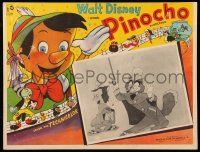 7y192 PINOCCHIO Mexican LC R60s Disney's classic cartoon, J. Worthington Foulfellow!