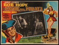 7y197 PRINCESS & THE PIRATE Mexican LC R50s different images of Bob Hope & sexy Virginia Mayo!