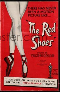 7y051 RED SHOES pressbook 1950 Michael Powell & Emeric Pressburger, ballerina Moira Shearer!