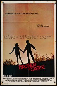 7z164 BROTHER & SISTER 1sh '73 Mark Hunter's, Shelly Bolin, William Dale, incest!