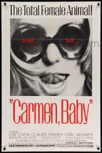 7z183 CARMEN, BABY 1sh '68 Radley Metzger, Uta Levka, Barbara Valentine, cool hot image!