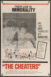7z199 CHEATERS military 1sh '58 Marcel Carne's Les Tricheurs, aimless teens in post-WWII France!