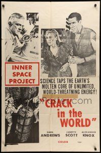 7z231 CRACK IN THE WORLD military 1sh '65 atom bomb explodes, thank God it's only a motion picture!