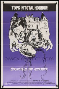 7z239 CRUCIBLE OF HORROR 1sh '70 Viktors Ritelis' The Corpse, tops in total horror!