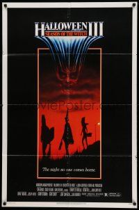 7z397 HALLOWEEN III 1sh '82 Season of the Witch, Tom Atkins & Stacey Nelkin, horror!