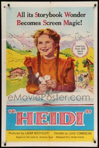 7z408 HEIDI 1sh '54 Elsbeth Sigmund, Swiss children's classic by Johanna Spyri!