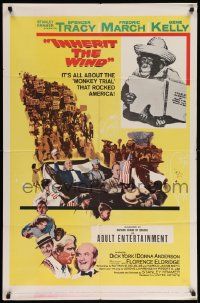 7z448 INHERIT THE WIND style A 1sh '60 Spencer Tracy as Darrow, Fredric March, Scopes trial!