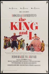 7z478 KING & I 1sh R65 art of Deborah Kerr & Yul Brynner in Rodgers & Hammerstein's musical!