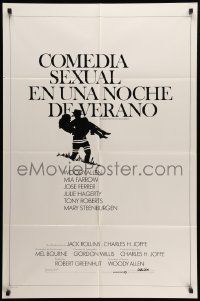 7z571 MIDSUMMER NIGHT'S SEX COMEDY Spanish/U.S. export 1sh '82 Woody Allen, Mia Farrow, Jose Ferrer
