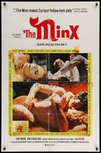 7z574 MINX 1sh '71 sexy voyeur Jan Sterling, she's exactly what you think she is!