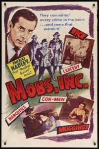 7z578 MOBS, INC. 1sh '56 Reed Hadley, Marjorie Reynolds, vice, narcotics, and more!
