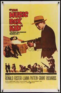7z595 MUSIC BOX KID 1sh '60 Ronald Foster is the hood who launched Murder, Inc, great image!
