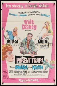 7z650 PARENT TRAP 1sh '61 Disney, Hayley Mills, Maureen O'Hara, Brian Keith