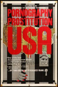 7z694 PROSTITUTION PORNOGRAPHY USA 1sh '71 oft times brutal but poignantly frank!
