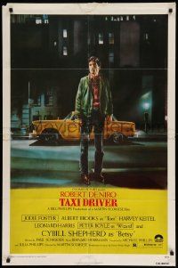 7z863 TAXI DRIVER 1sh '76 classic Peellaert art of Robert De Niro, directed by Martin Scorsese!