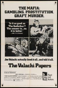 7z936 VALACHI PAPERS style C 1sh '72 directed by Terence Young, Charles Bronson in the mob!