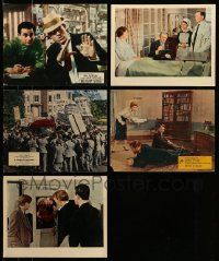 8a183 LOT OF 5 ENGLISH LOBBY CARDS '60s great scenes from a variety of different movies!