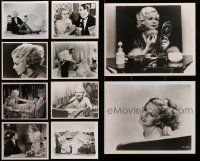 8a514 LOT OF 10 JEAN HARLOW REPRO HORIZONTAL 8X10 STILLS '80s great candid images & movie scenes!