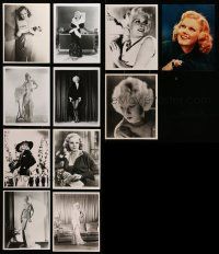 8a512 LOT OF 11 JEAN HARLOW REPRO FULL-LENGTH AND CLOSE-UP PORTRAIT 8X10 STILLS '80s sexy images!