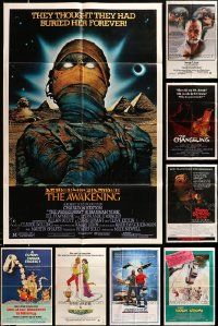 8a134 LOT OF 13 FOLDED ONE-SHEETS '70s-80s great images from a variety of different movies!