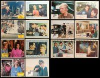 8a168 LOT OF 14 LOBBY CARDS '60s-70s incomplete sets from a variety of different movies!