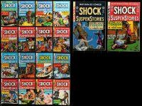 8a226 LOT OF 18 SHOCK SUSPENSTORIES EC COMIC REPRINT COMIC BOOKS '90s same as the 1950s comics!