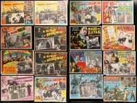 8a073 LOT OF 16 MEXICAN LOBBY CARDS '50s a variety of great movie scenes & different art!