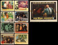 8a180 LOT OF 9 LOBBY CARDS '60s-70s great scenes from a variety of different movies!