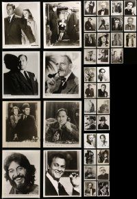 8a497 LOT OF 39 REPRO 8X10 STILLS FROM CRIME AND SUSPENSE MOVIES '80s portraits & movie scenes!