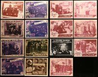 8a246 LOT OF 31 REPRO SERIAL LOBBY CARDS '80s super scarce serials!