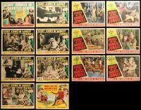 8a247 LOT OF 30 REPRO SERIAL LOBBY CARDS '80s super scarce serials!