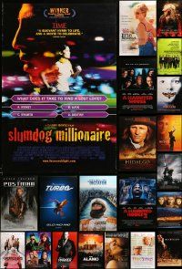 8a453 LOT OF 21 UNFOLDED MOSTLY DOUBLE-SIDED 27X40 ONE-SHEETS '90s-10s a variety of movie images!