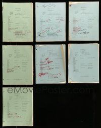 8a010 LOT OF 7 GENERAL HOSPITAL TV SCRIPTS '81 screenplays for the ABC television show!