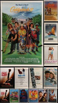 8a477 LOT OF 16 UNFOLDED DOUBLE-SIDED AND SINGLE-SIDED 27X40 ONE-SHEETS '80s-90s great images!