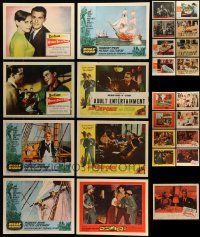 8a153 LOT OF 33 LOBBY CARDS '50s-60s incomplete sets from a variety of different movies!