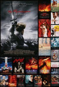 8a431 LOT OF 26 UNFOLDED DOUBLE-SIDED 27X40 ONE-SHEETS '90s-00s a variety of great movie images!