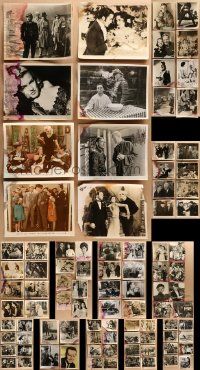 8a310 LOT OF 108 8X10 STILLS '30s-60s scenes & portraits from a variety of different movies!