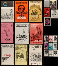 8a192 LOT OF 23 UNCUT PRESSBOOKS '60s-80s advertising images for a variety of different movies!