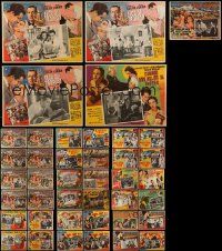 8a050 LOT OF 48 MGM AND 20TH CENTURY FOX MEXICAN LOBBY CARDS '50s cool scenes & border art!