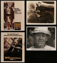 8a553 LOT OF 4 REPRO 8X10 STILLS '80s color poster images from 2001 + James Bond & Henry Fonda!