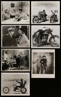 8a531 LOT OF 7 REPRO 8X10 STILLS '80s classic scenes, Cagney, Laurel & Hardy, Easy Rider & more!