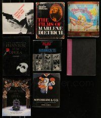 8a016 LOT OF 8 HARDCOVER MOVIE BOOKS '60s-80s Flesh & Fantasy, Violent America, Dietrich & more!