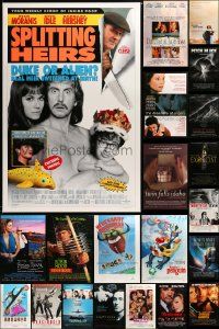 8a403 LOT OF 32 UNFOLDED MOSTLY SINGLE-SIDED MOSTLY 27X40 ONE-SHEETS '80s-00s great movie images!