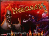 8b088 HERCULES DS British quad '97 Walt Disney Ancient Greece fantasy cartoon, villains!