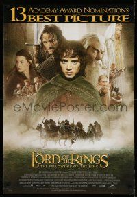 8b038 LORD OF THE RINGS: THE FELLOWSHIP OF THE RING Canadian 1sh '01 J.R.R. Tolkien