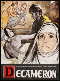 8b537 DECAMERON Danish '71 Ninetto Davoli in Pier Paolo Pasolini's Italian comedy!